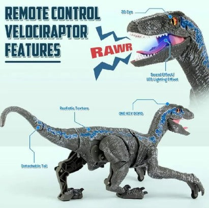 🦖 Velociraptor RC – ¡El Dino que Cobra Vida!